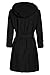 Women Raincoat Packable Front Button Rain Coat Hooded Rain Jacket