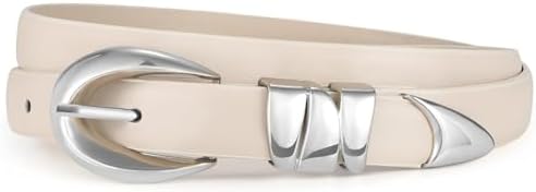 Women White Wide Fashion Belt - Hip Waist Faux Leather Band  display picture 2