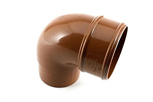 RWB1 (Clay) Marshall Tufflex 90 Degree Bend/Elbow for 68MM Downpipe