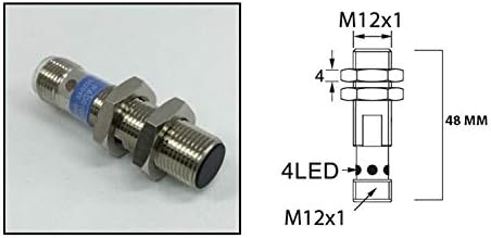RADWELL VERIFIED SUBSTITUTE BES-516-325-E5-C-S4-SUB REPLACEMENT OF BALLUFF BES 516-325-E5-C-S4, PROXIMITY SENSOR - EXTENDED RANGE, CYLINDRICAL SHIELDED CONSTRUCTION, 12MM THREADED BODY, 4MM RANGE, PNP