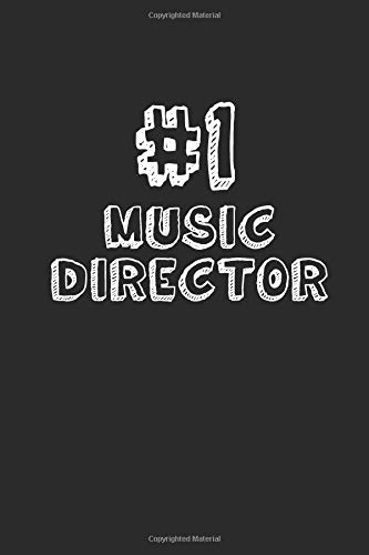 #1 Music Director: Blank Lined Composition Notebook Journals to Write In Paperback – 9 Mar 2019