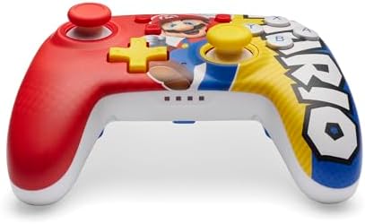 Nano Enhanced Wireless Controller for Nintendo Switch, Switch Lite & OLED Model, Rechargeable Bluetooth Gamepad with up to 20 Hours of Play Time, Official: Mario Victory