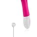Premium Double Delight Wand Massager - Waterproof Medical Grade Silicone Clit Vibrator -9xSpeed&Pattern Multipurpose Noiseless Dildo - USB Rechargeable - Suitable For Women & Men By Viberance (Pink)
