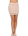 ADOME Women's Adjustable Waist Half Slip Short Underskirt Lace Hem Lingerie