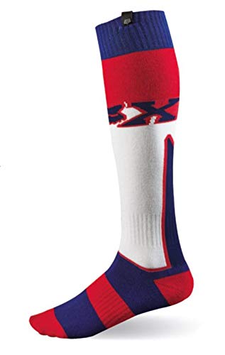 Fox Racing Fri Thick Imperial Men's Off-Road Motorcycle Socks - White/Red/Blue/Small