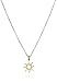 Dogeared Good Vibes Only Sun Pendant Necklace, 16