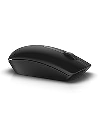 Teclado y mouse inalámbricos, de la marca Dell, Negro