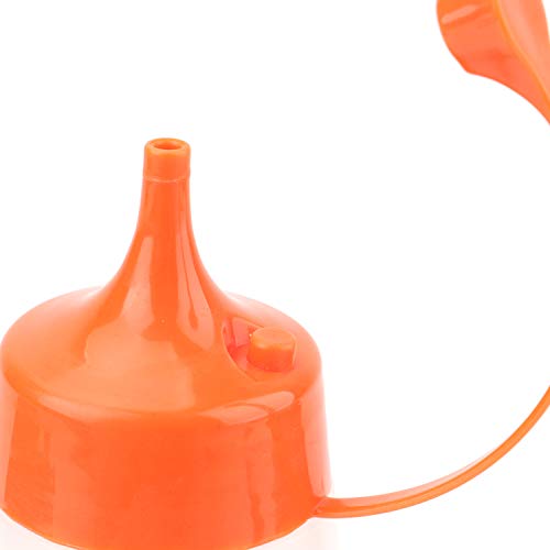 image for Lawei 8 Pack 10 oz Plastic Squeeze Condiment Bottles - Sauce Container