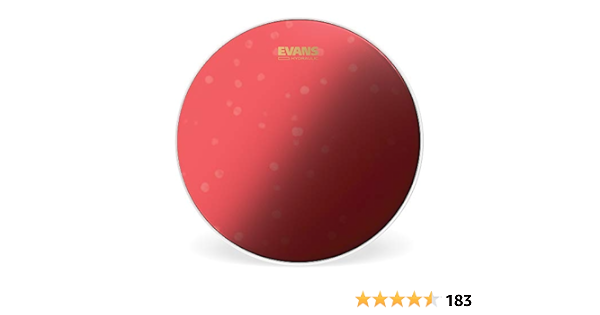 Evans Hydraulic Red. Parche batidor de caja rugoso rojo, 14 ...
