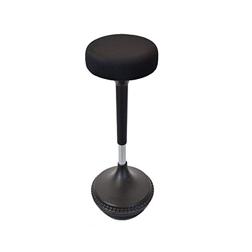 Uncaged-Ergonomics-wobble-sgabello-2-altezza-regolabile-in-altezza-Active-seduta-sedia-da-ufficio-ergonomico-in-piedi-da-tavolo-sgabello-girevole-nero-wsr-b