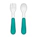 OXO Tot On The Go Fork & Spoon Training Set with Travel Case - Teal