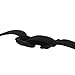1 Pair Adjustable Elastic Shirt Stays Garter Straps Sock Suspenders for Men (Black Y Style)