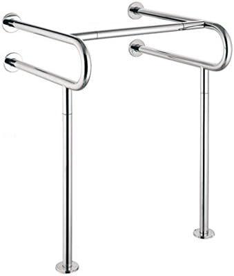 LAAN Bathroom Washbasin 304 Stainless Steel Safety Handrail Toilet Bathtub Elderly Disabled Pregnant Women Nylon Barrier-free Landing Safety Barrier