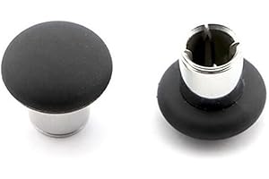 ZYNCUE Replacement Concave Dome Thumbstick Kit for Xbox Elite Series 2 Controller, 2-Pack, Black Medium(Matching)