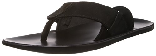 mochi black thong sandals