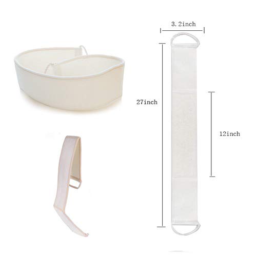 Pure Natural Loofah Back Scrubber for Shower, Deep Clean & Exfoliating, Invigorate Your Skin, Good for Health and Beauty