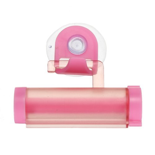 Water & Wood Plastic Rolling Toothpaste Tube Squeezer Dispenser Partner Holder Sucker Hanging Hanger Gadget+