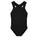 Arshiner Girls Ballet Dance Leotards Straps Back Camisole Tank Leotard Gymnastics Dancewear for Kids Black