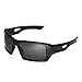 Walleva Black Polarized Replacement Lenses for Oakley Eyepatch 2 (OO9136 Series) Sunglasses