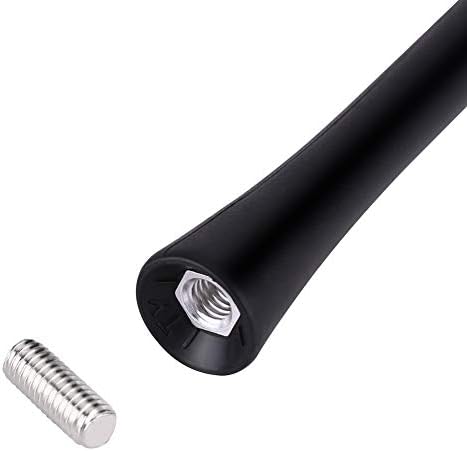 Akozon空中アンテナユニバーサル9インチ車の交換アンチノイズbesting空中fmラジオアンテナネジ付き B07z4klt7z 1 005円