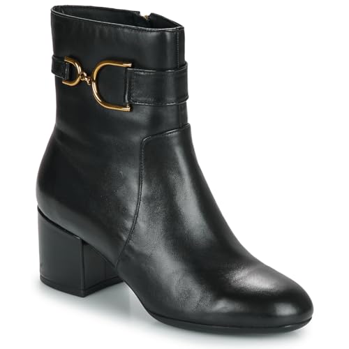 Geox Women's D Eleana B Ankle Boots, black, 6.5 UK