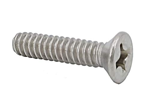 FixtureDisplays® 6-32 X 5/8" Stainless Flat Head