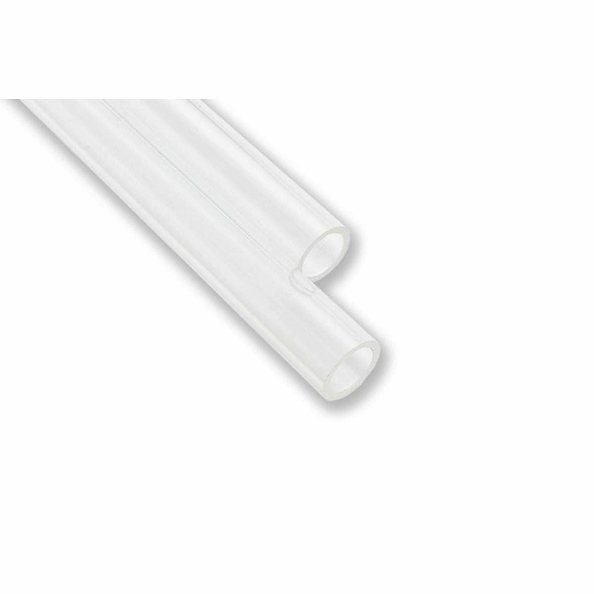 EKWB EK-HD PETG Rigid Tubing 12mm ID 16mm OD 1 Metre Pack of 2 - Clear