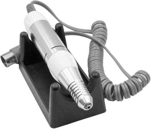 Lixadeira Motor Elétrica Porquinho com Pedal para Unhas Nail Drill Profissional - Lixadeira Manicure Pedicure - Bivolt 110v - 220v - UP SHOP (Branco)