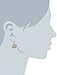 Fossil Glitz Disc Rose Gold-Tone Earrings