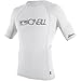 O'Neill Men's Premium Skins UPF 50+ Short Sleeve Rash Guard, Black/Black/Black, X-Large