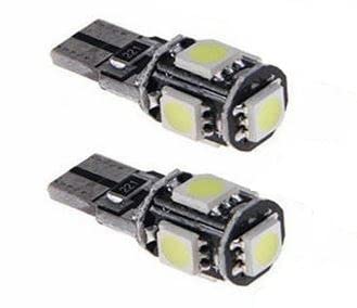 MSA T10 XENON WHITE LED ERROR FREE CANBUS 5 SMD W5W 501 SIDE LIGHT BULB 4