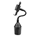 NNDA CO Universal Adjustable Gooseneck Cup Holder Cradle Car Mount For Phone iPhone LG