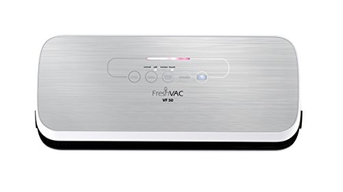 FreshVac VF50, Vakuumierer, Vakuumiergerät, Lebensmittel blieben vakuumiert bis zu 8x länger frisch, Folienschweißgerät… – Bild 3