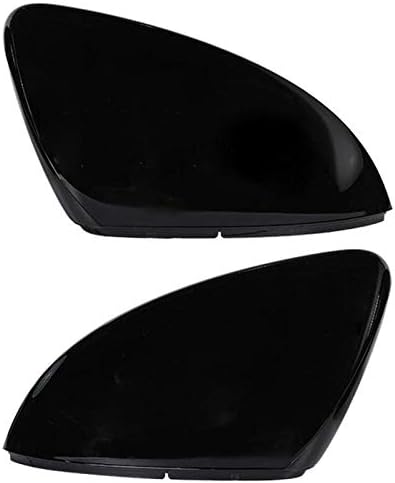VistorHies - 1 Pair Wing Mirror Covers Door Side Mirror Caps for Golf MK7/GTI/R E-Golf 15-17