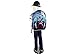 Lego Ninjago 16 3D Quilted Kids Children Toddler School Multipurpose Laptop Backpack Bag - Black/Blue