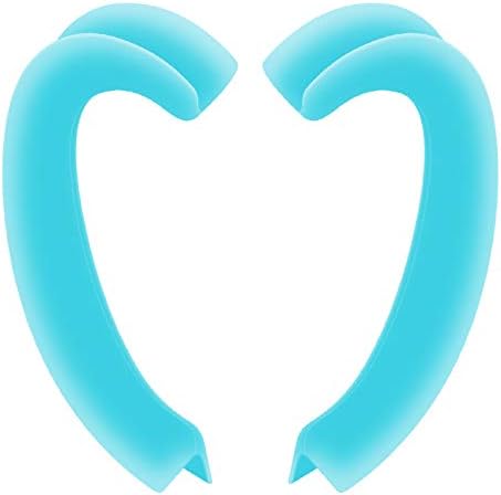 Anti-Slip Silicone Face Cover Ear Protector，Earloop Mouth Face Cover Extension Hook Anti-Dust Earloop Protective Soft Ear Protector Relieve Ear Pain-Blue,1 Pair
