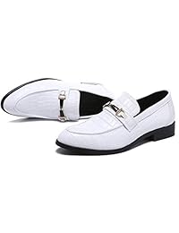 NXY Blanco Zapatos Para Hombres Oxford Clásico Moderno Formal Business Cómodo Negro Mocasines Zapatos 6-13