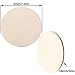 Boao Unfinished Wood Pieces Circle Round Wood Craft Blank Round Ornaments Wooden Cutouts for DIY Craft Project, Decoration, Laser Engraving Carving, 1/8 Inch Thickness (3 Inch Diameter, 36 Pieces)