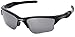 Oakley Men's OO9154 Half Jacket 2.0 XL Rectangular Sunglasses, Matte Black/Black Iridium Polarized, 62 mm
