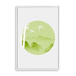 signwin Framed Canvas Wall Art Circular Pattern Canvas...