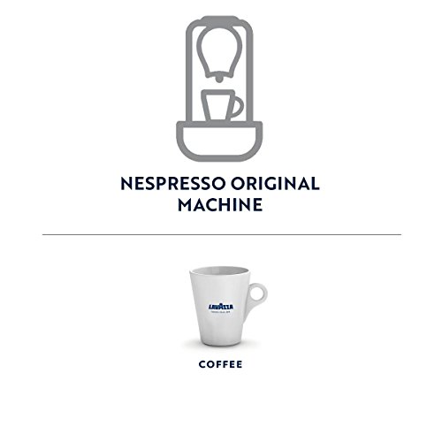 LAVAZZA PREMIUM COFFEE CORP NESPRESSO ORIGINALLINE COMPATIBLE CAPSULES, LEGGERO ESPRESSO LUNGO, MEDIUM ROAST COFFEE, 10 CT