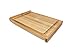 John Boos Block KNEB23 Maple Wood Countertop Reversible Edge Grain Cutting Board with Gravy Groove, 23.75 Inches x 17.25 Inches x 1.25 Inches