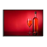 Framed Canvas Wall Art Wine Cups Canvas Prints Home Artwork Decoration for Living Room,Bedroom - 16x24 inches