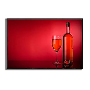 Framed Wine Cups Home Artwork for Living Room Bedroom