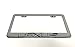 1pc 3D Lexus Emblem Stainless Steel Chrome License Plate Frame Holder with Screw Caps
