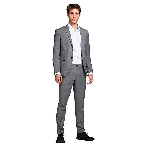 JPRFRANCO SUIT NOOS, Traje para Hombre, Light Grey Melange Fit:SUPER SLIM FIT, 54