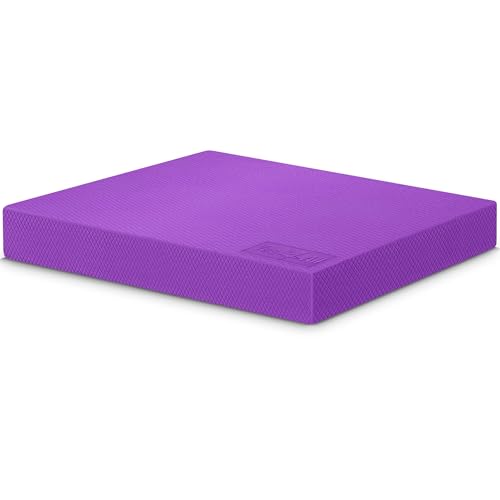 イエスフォーオール(Yes4All) バランスパッド エクササイズ用フォームクッション バランスマット ヨガクッション パープル 滑り止め Lサイズ 長さ39×幅33×高さ5cm 【日本正規輸入品】 ‎CAAH