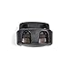KLOUD City Black Double Holes Plastic Lanyard Cord Locks Stops Sliding Shoelace Lock Replacements (15 Pcs)