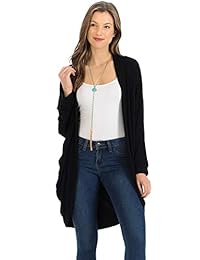 iconic Luxe - Cárdigan de manga de bateo para mujer