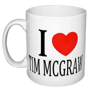 EC C146 I Love Tim McGraw Mug, Ceramic